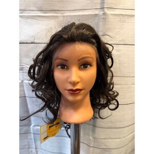 Color 4 curly lace front wig